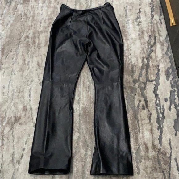 Red kid Leather Pants - Picture 5 of 9